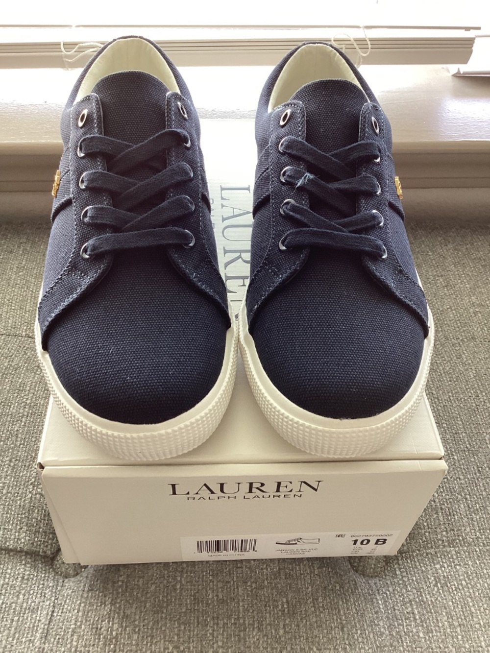 Lauren Ralph Lauren Women's Janson II Lace-Up Sneakers - Picture 5 of 16
